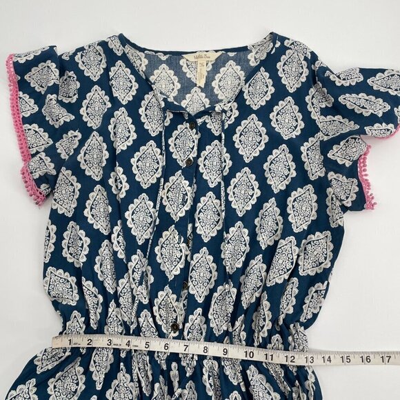 Matilda Jane Brilliant Daydream On The Fringe Romper Womens Size Medium Tassel - Picture 10 of 11